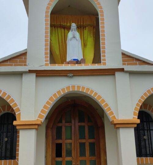 La capilla con mas de diez años acompañando a su gente y a los visitantes.